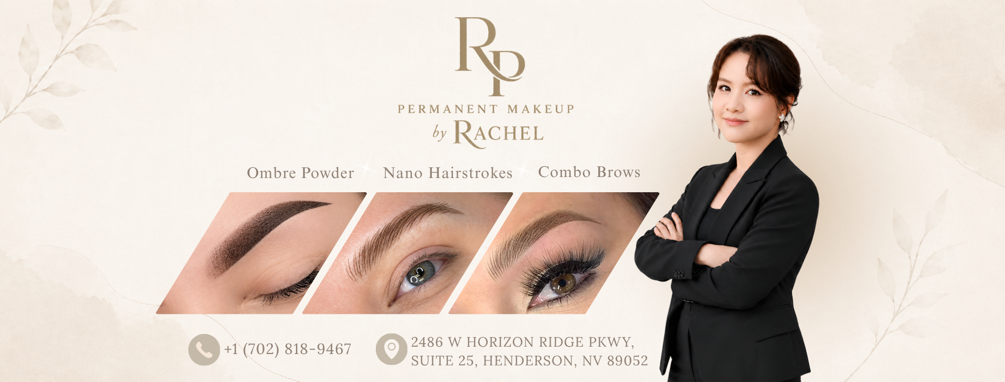Permanent Makeup by Rachel — Ombre Powder, Nano Hairstrokes and Combo Brows results